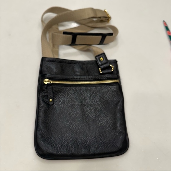 Michael Kors Women’s Black Pebbled Leather Crossbody Bag EUC - Picture 2 of 12